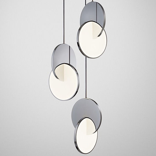 Eclipse 3 piece chandelier cut out