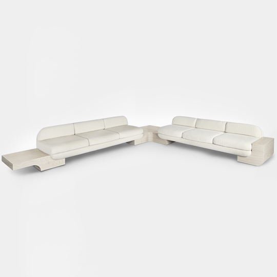Lee Broom 01 White Street Sofa Corner S